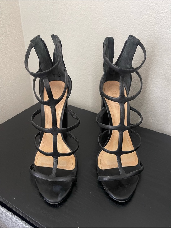 SCHUTZ Shoes - SCHUTZ Black Strappy High Heel Sandals